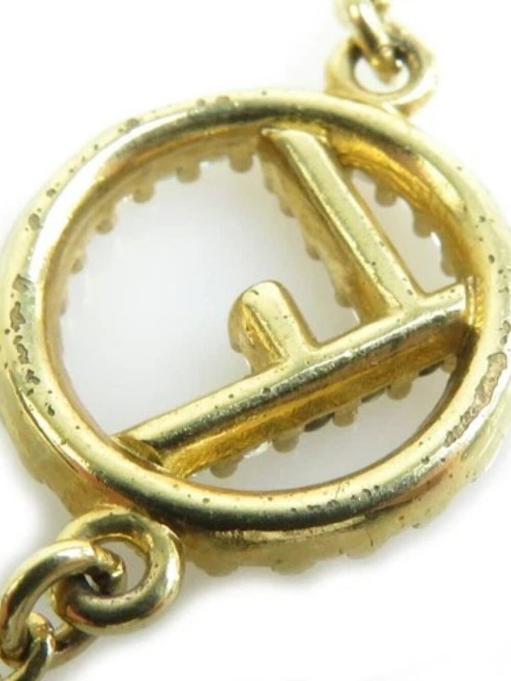 Auth FENDI F Is Bracelet Gold Metal - r10648a - Picture 6 of 8